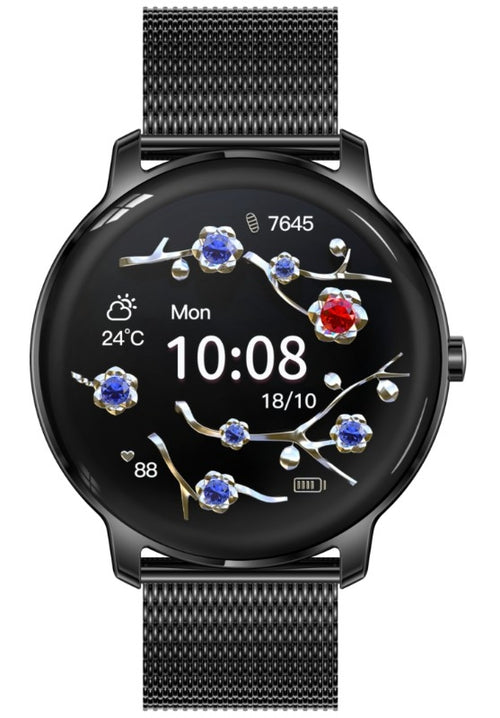 Smartwatch Damski RUBICON RNBE66 Black SMARUB124