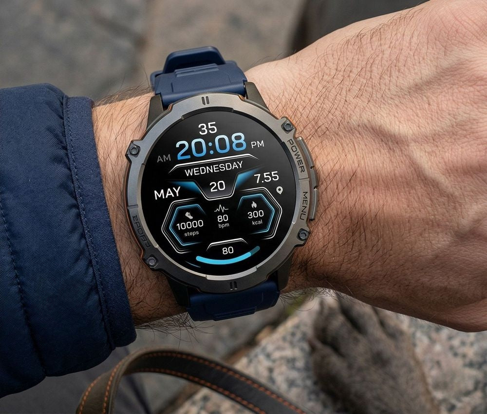 Smartwatch Gravity Czarny Pasek + Bransoleta GT42-2