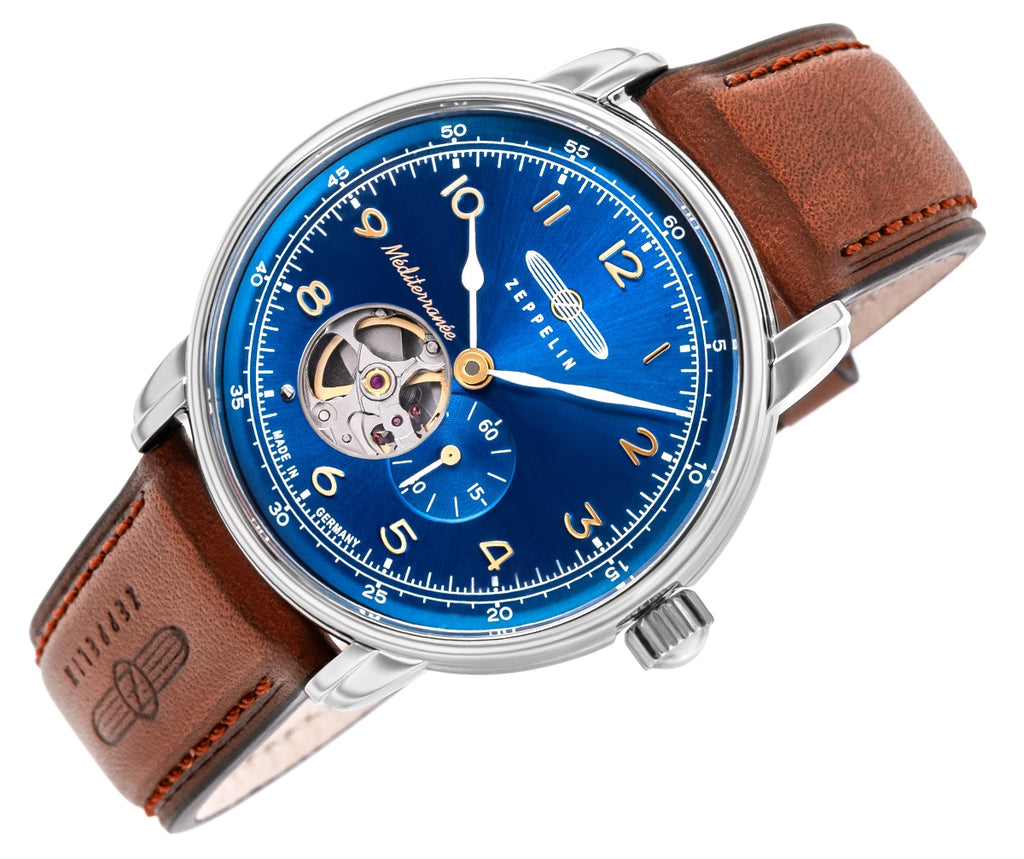 Zegarek Męski ZEPPELIN Méditerranée Open Heart Automatic 9666-3