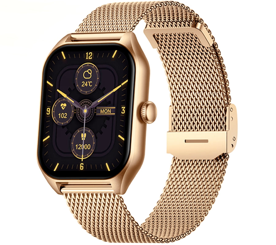 Smartwatch Damski Rubicon RNCF03-5 Różowe złoto Bransoleta + Pasek