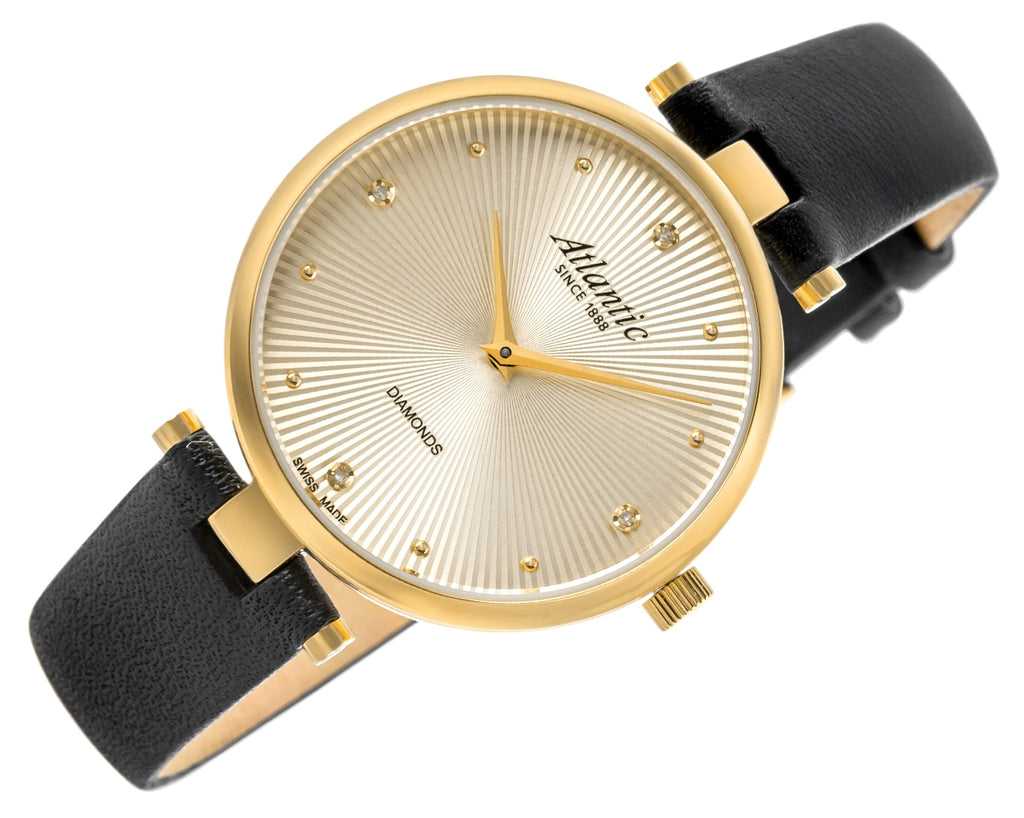 Zegarek Damski Atlantic Royal Diamonds 29044.45.37