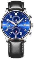 Zegarek Męski Giewont Chronograph Sapphire Czarno Niebieski GW5630-A3