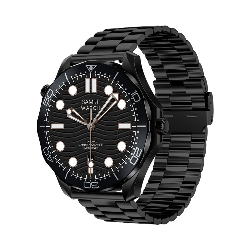 Smartwatch VELTORI VT150-1 Czarny Pasek Silikonowy + Czarna Bransoleta