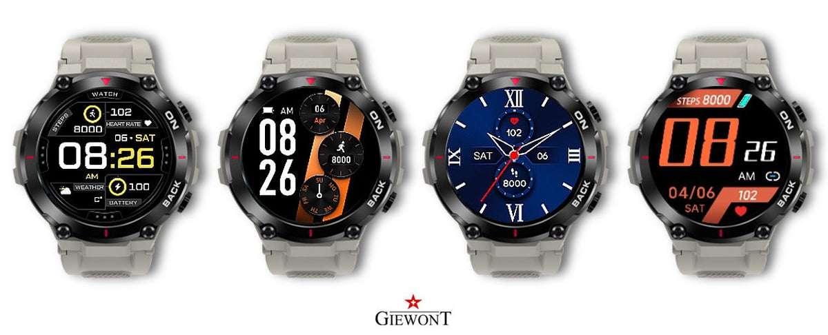 Smartwatch GIEWONT Pionier GPS GW460-3 - Light Stone