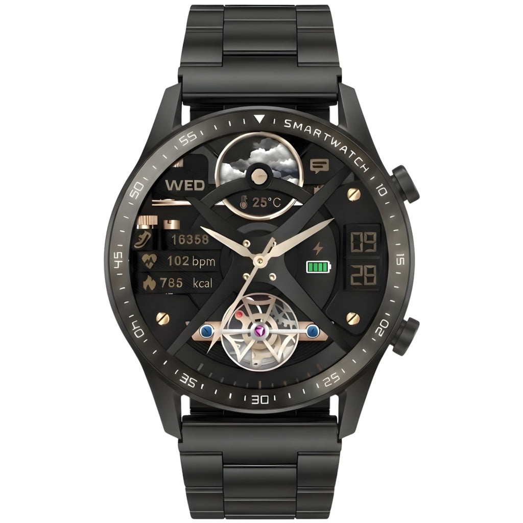 Smartwatch Gravity Czarny Bransoleta i Pasek GT10-1