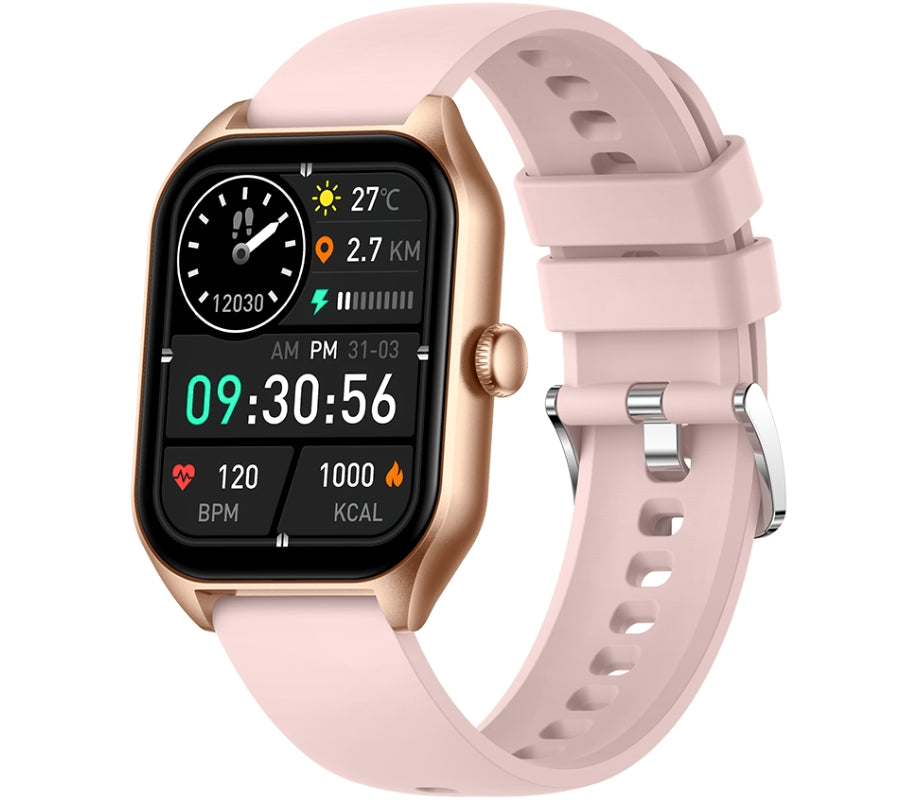 Smartwatch Damski Rubicon RNCF03-5 Różowe złoto Bransoleta + Pasek