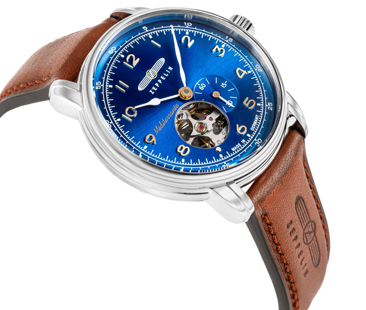 Zegarek Męski ZEPPELIN Méditerranée Open Heart Automatic 9666-3