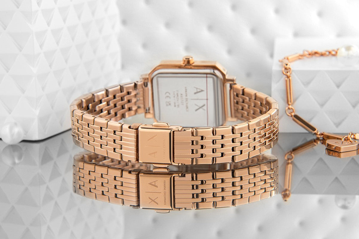 Zegarek Damski + Bransoletka ARMANI EXCHANGE AX7164SET