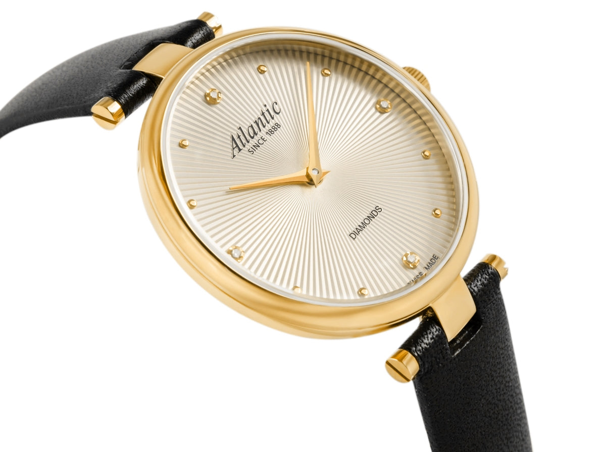 Zegarek Damski Atlantic Royal Diamonds 29044.45.37