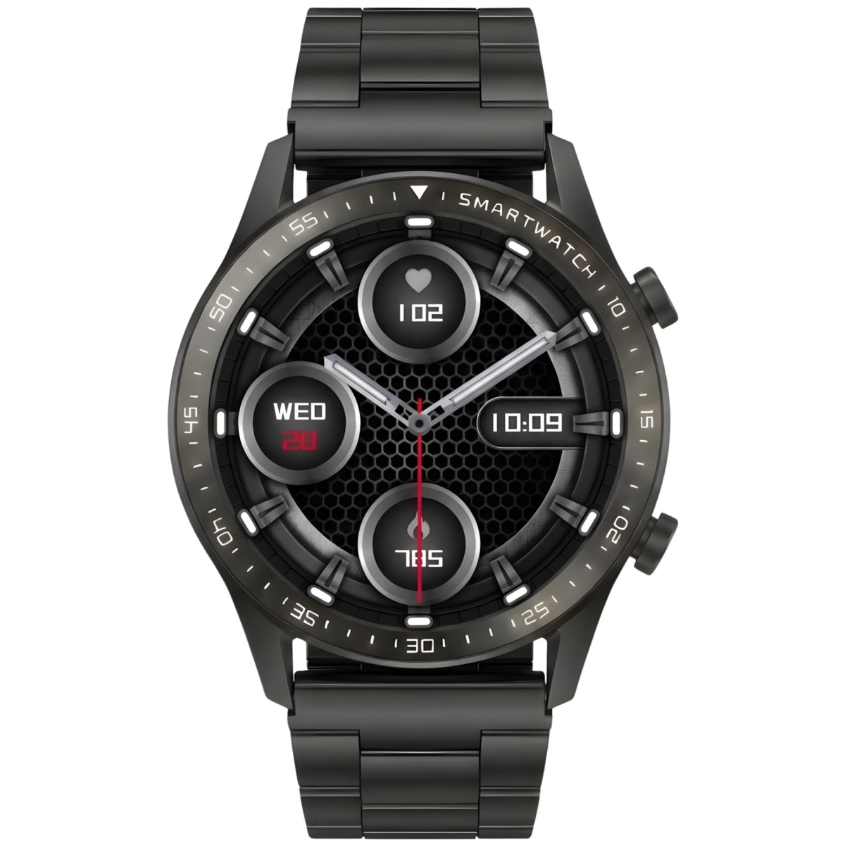 Smartwatch Gravity Czarny Bransoleta i Pasek GT10-1