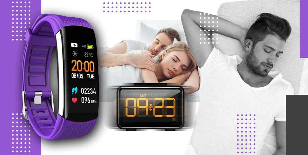 Smartwatch GIEWONT Czarno Fioletowy 2 Paski GW200-3
