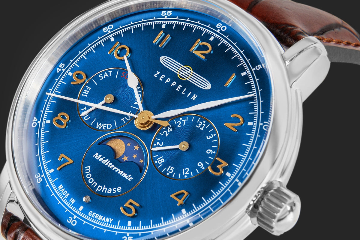 Zegarek Męski ZEPPELIN Mediterranee Moonphase 9636-3