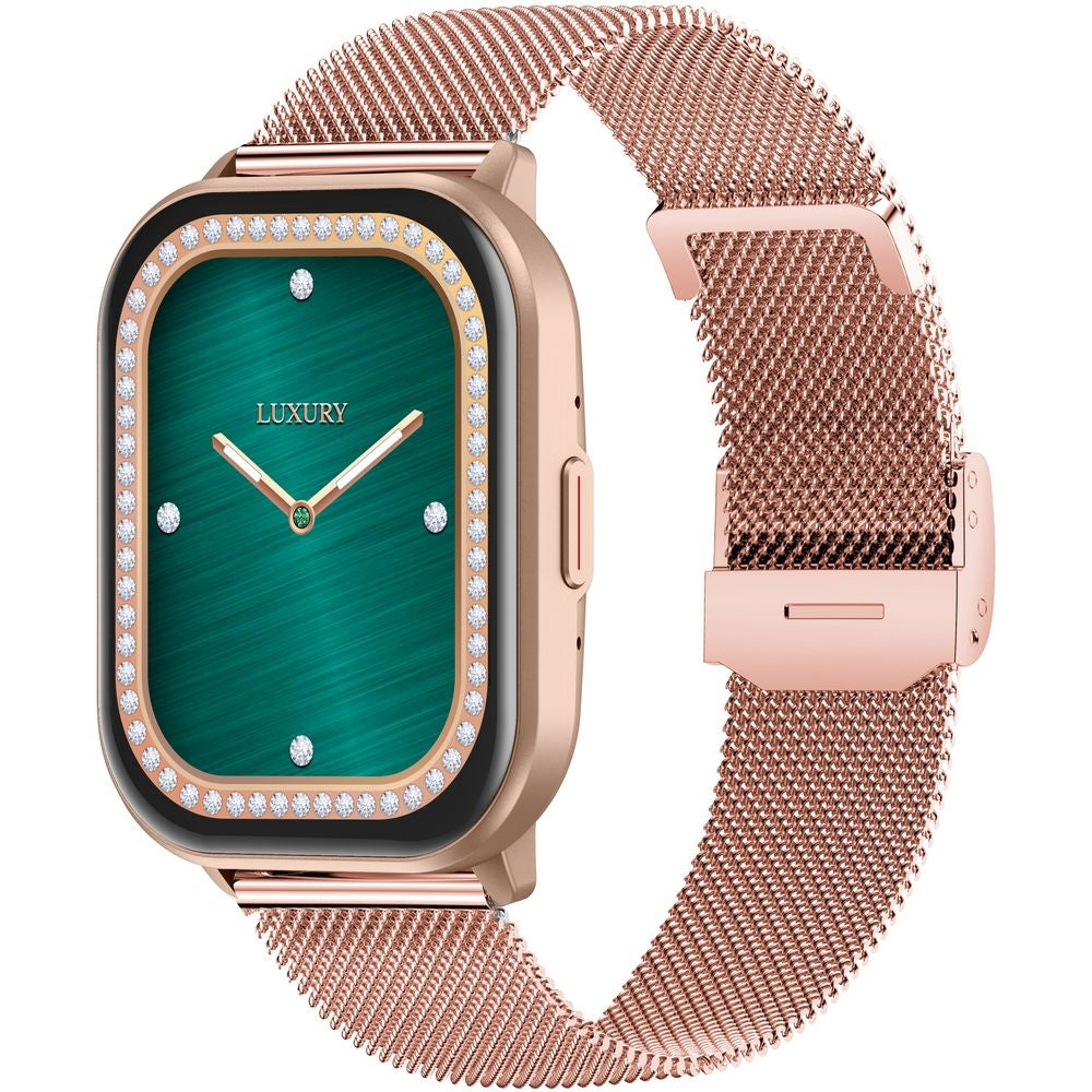 Smartwatch Gravity Różowy Pasek + Bransoleta GT43-4