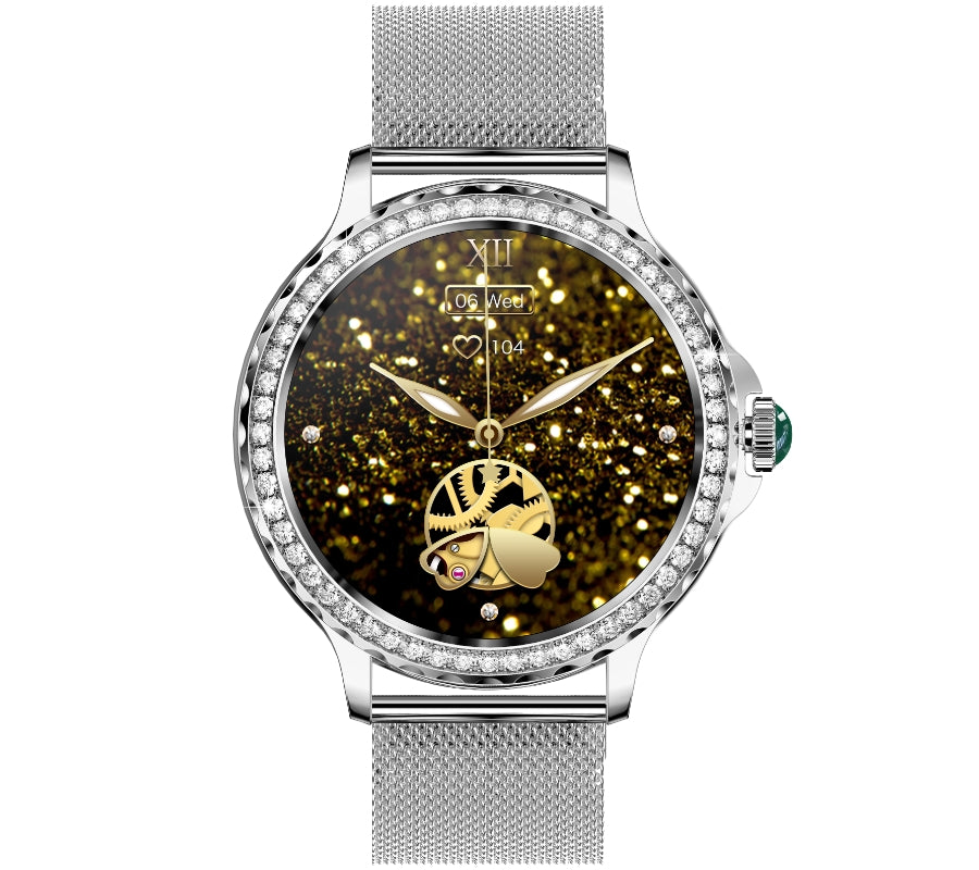 Smartwatch Damski Rubicon RNCF19-1 Silver  Bransoleta + Pasek