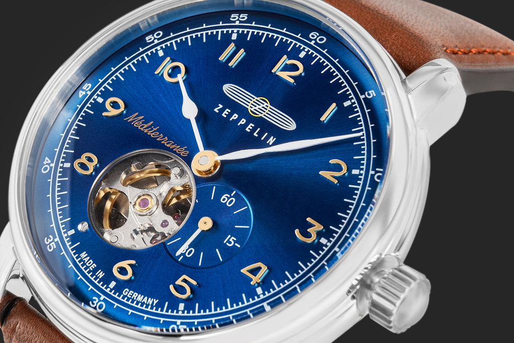Zegarek Męski ZEPPELIN Méditerranée Open Heart Automatic 9666-3