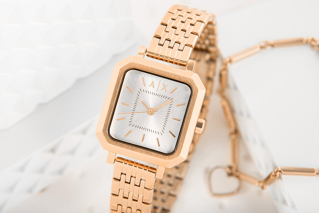 Zegarek Damski + Bransoletka ARMANI EXCHANGE AX7164SET