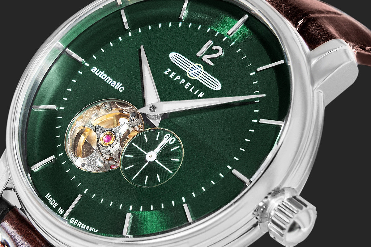 Zegarek Męski ZEPPELIN LZ120 Open Heart Automatic 8166-4