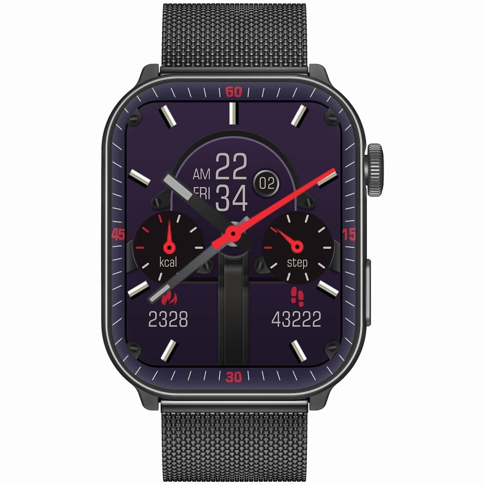 Smartwatch Męski GRAVITY GT28-1 Pasek + Bransoleta Czarny