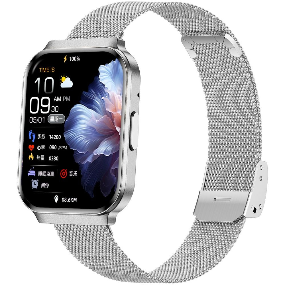 Smartwatch Gravity Srebrny Pasek + Bransoleta GT44-4
