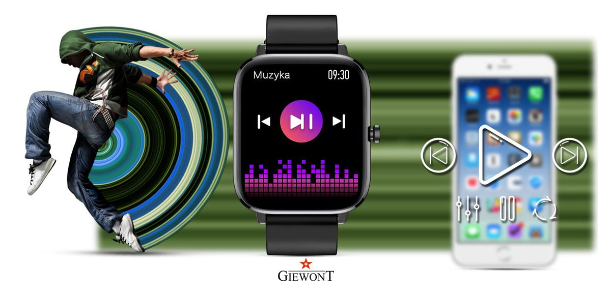 Smartwatch Giewont Czarny GW230-2