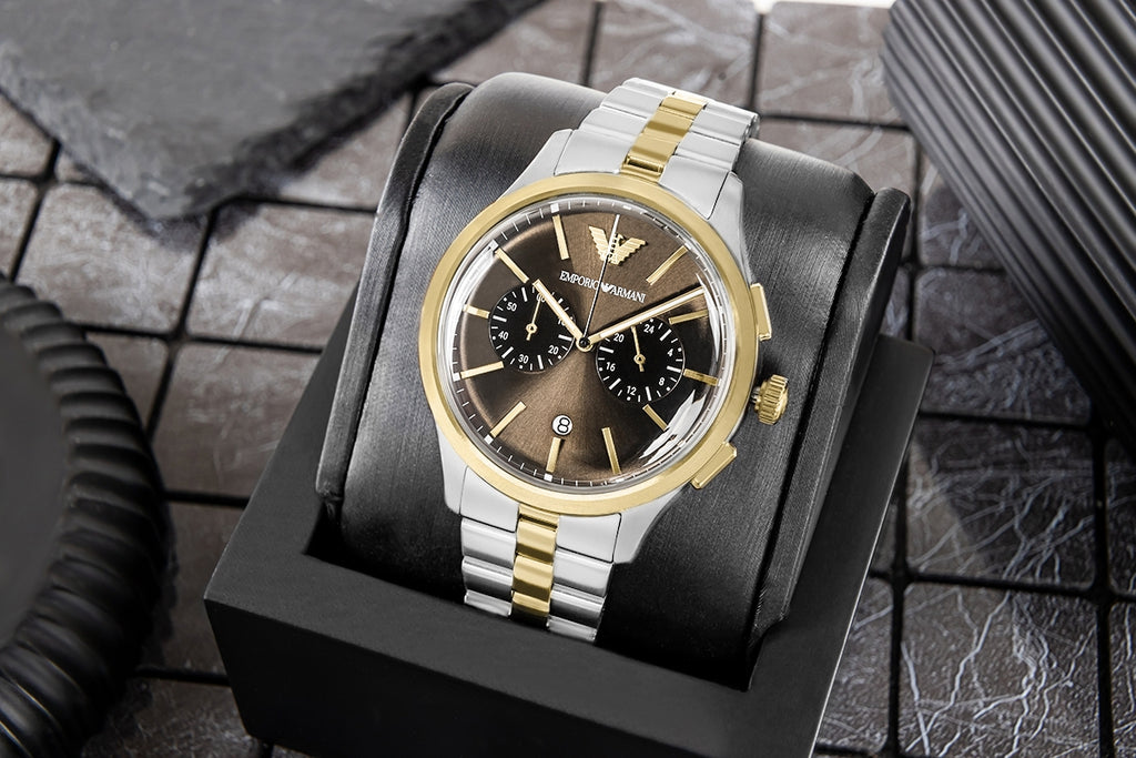 Zegarek Męski Emporio Armani Dario Chronograph AR80084SET