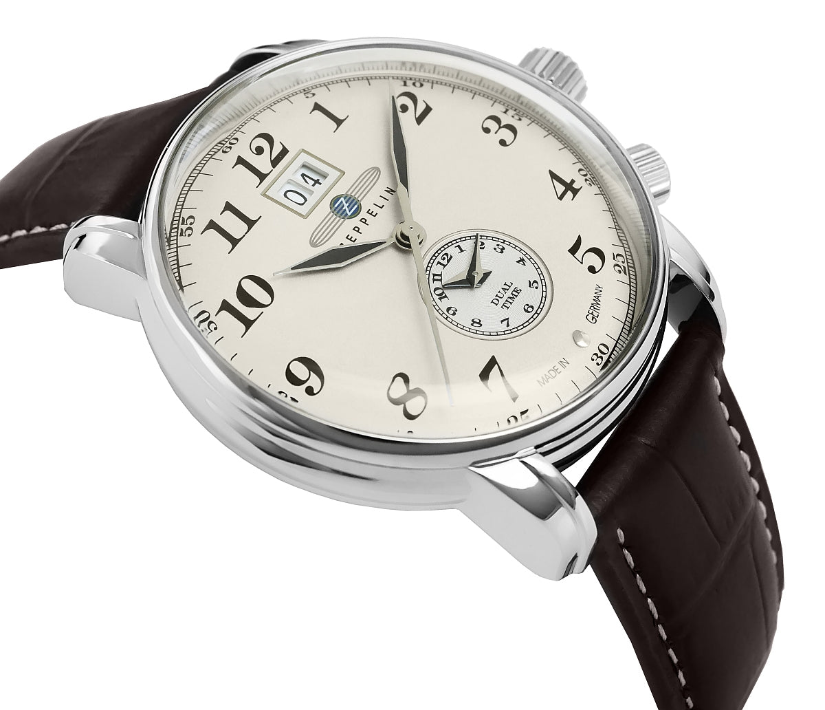 Zegarek Męski ZEPPELIN LZ127 Graf Zeppelin Dual Time 7644-5