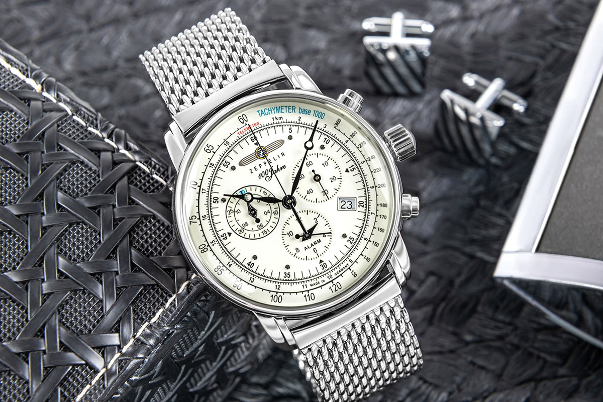Zegarek Męski ZEPPELIN 100 Jahre Chronograph 8680M-3
