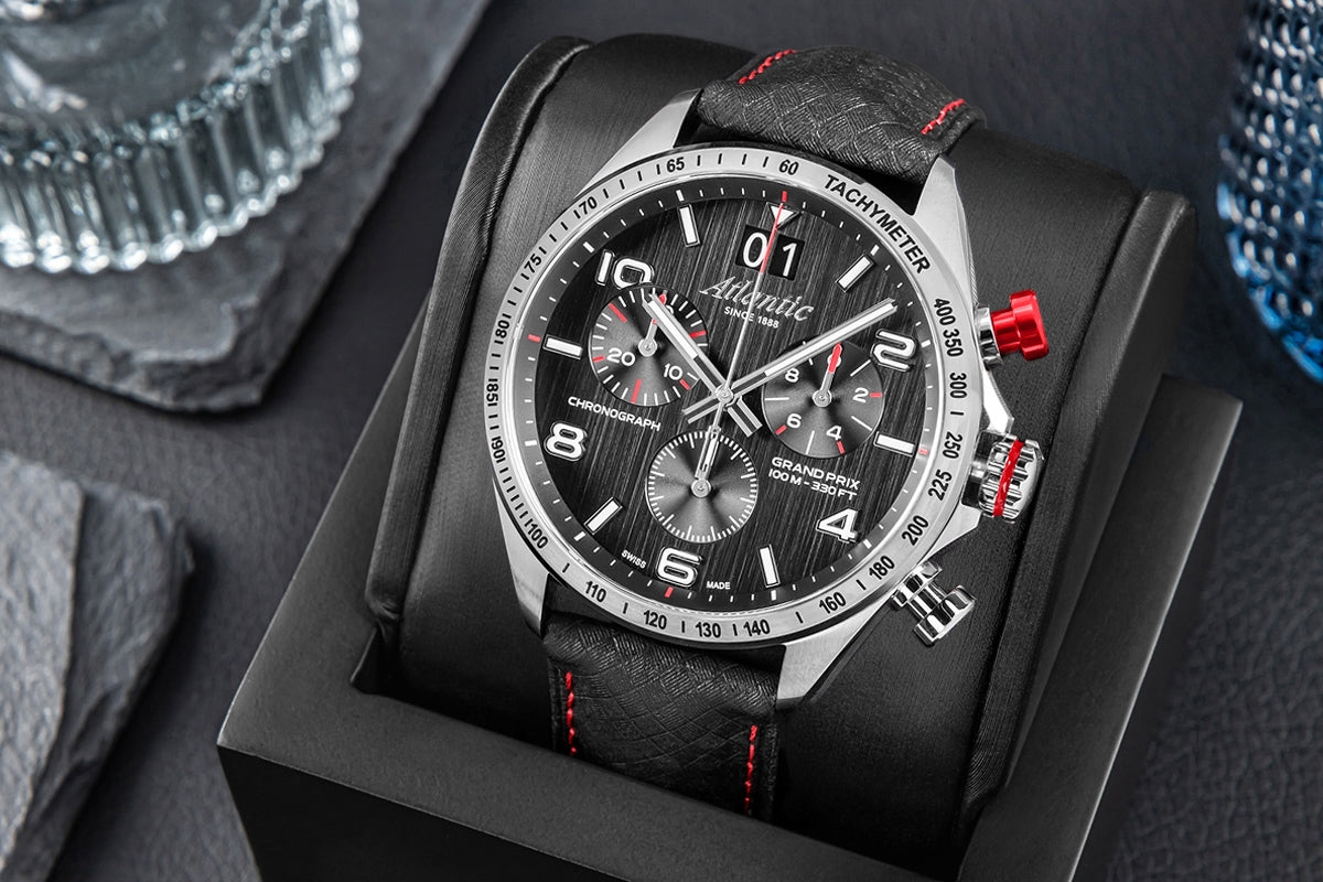 Zegarek Męski Atlantic Grand Prix Chrono 55463.41.65