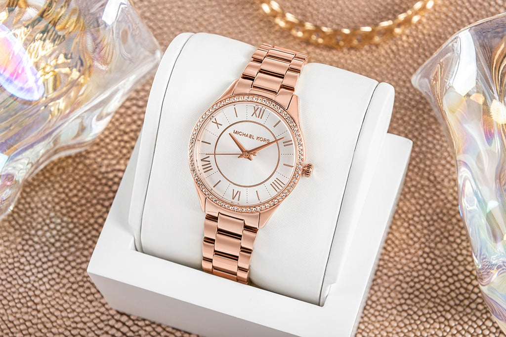 Zegarek Damski Michael Kors Lauryn + biżuteria MK4850SET