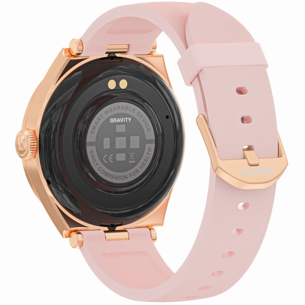 Smartwatch Gravity Różowe Złoto Różowy GT25-2