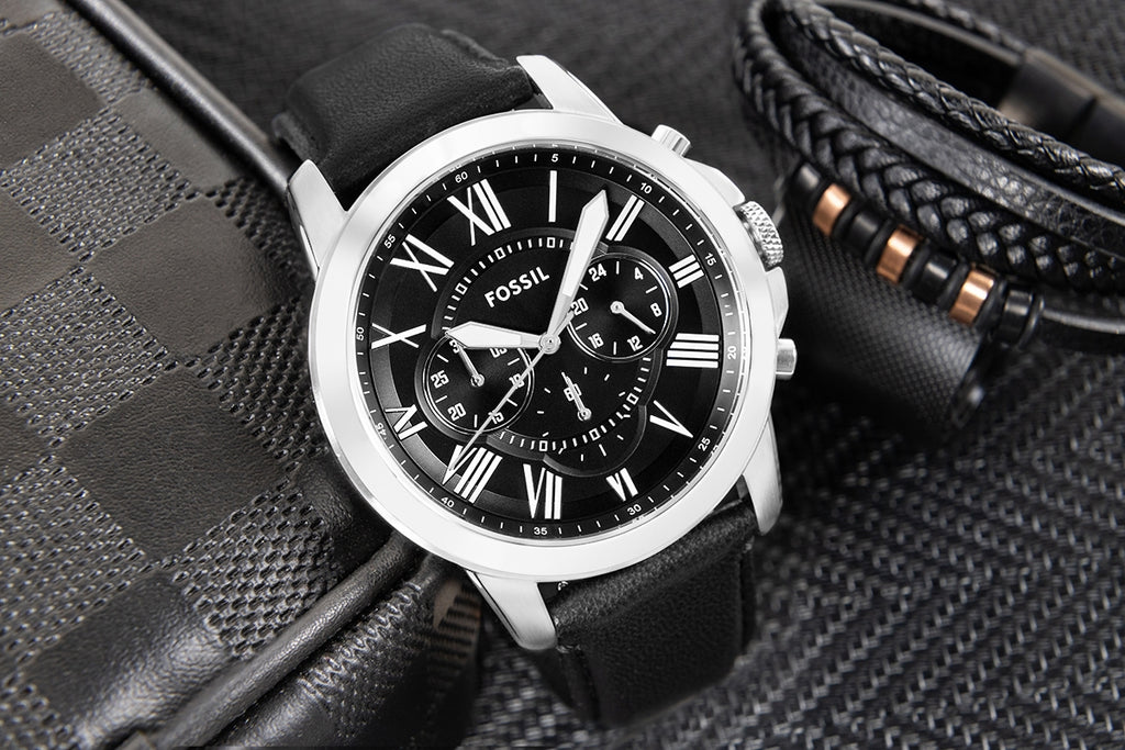 Zegarek Męski FOSSIL Grant Leather FS4812