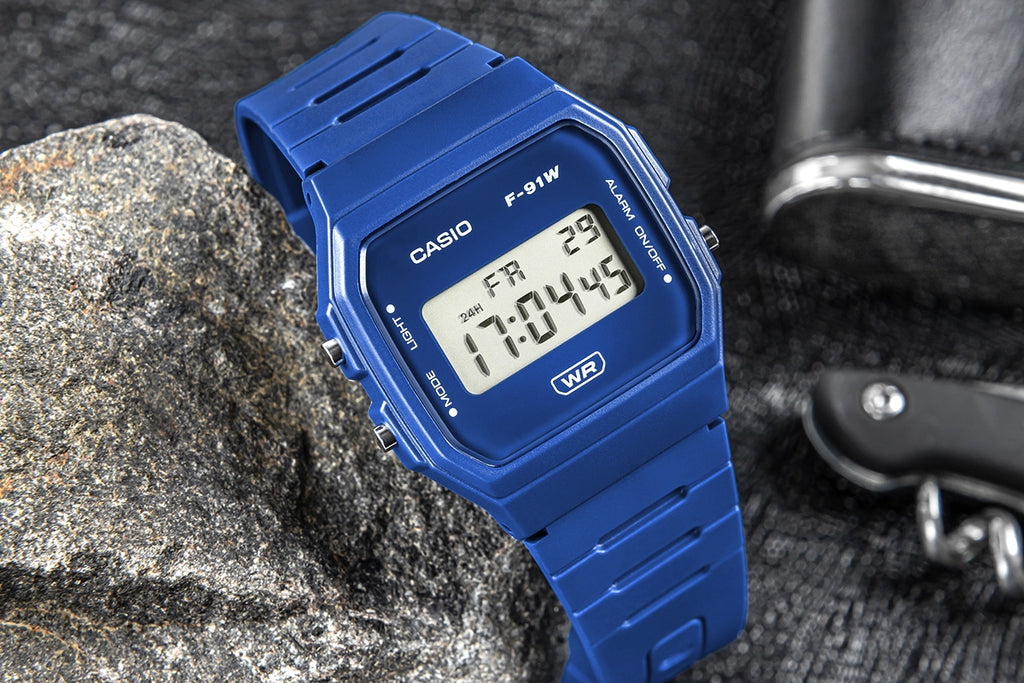 Zegarek CASIO Unisex F-91WB-2A1EF
