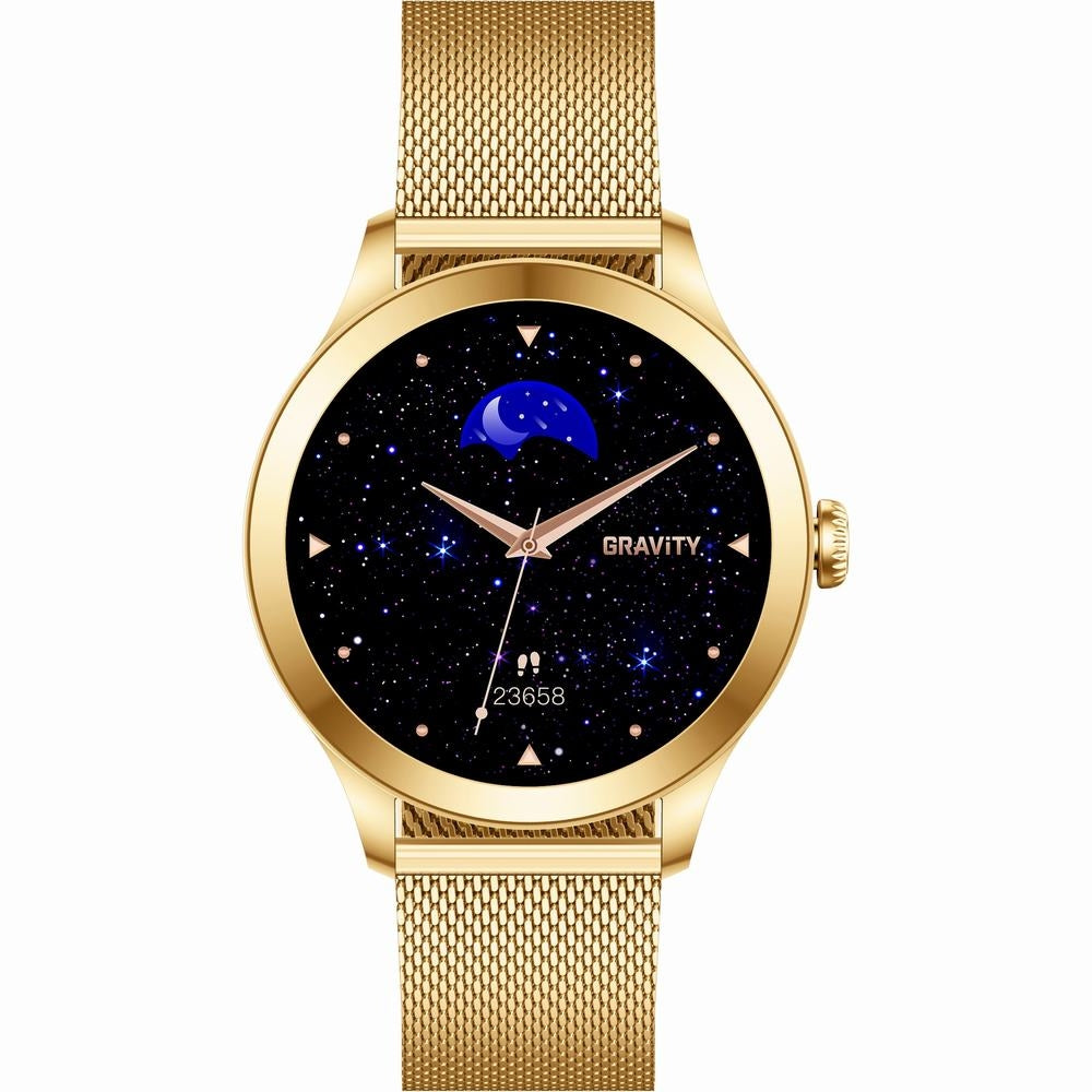 Smartwatch Gravity Różowo Złoty 2 Paski GT25-1 PRO
