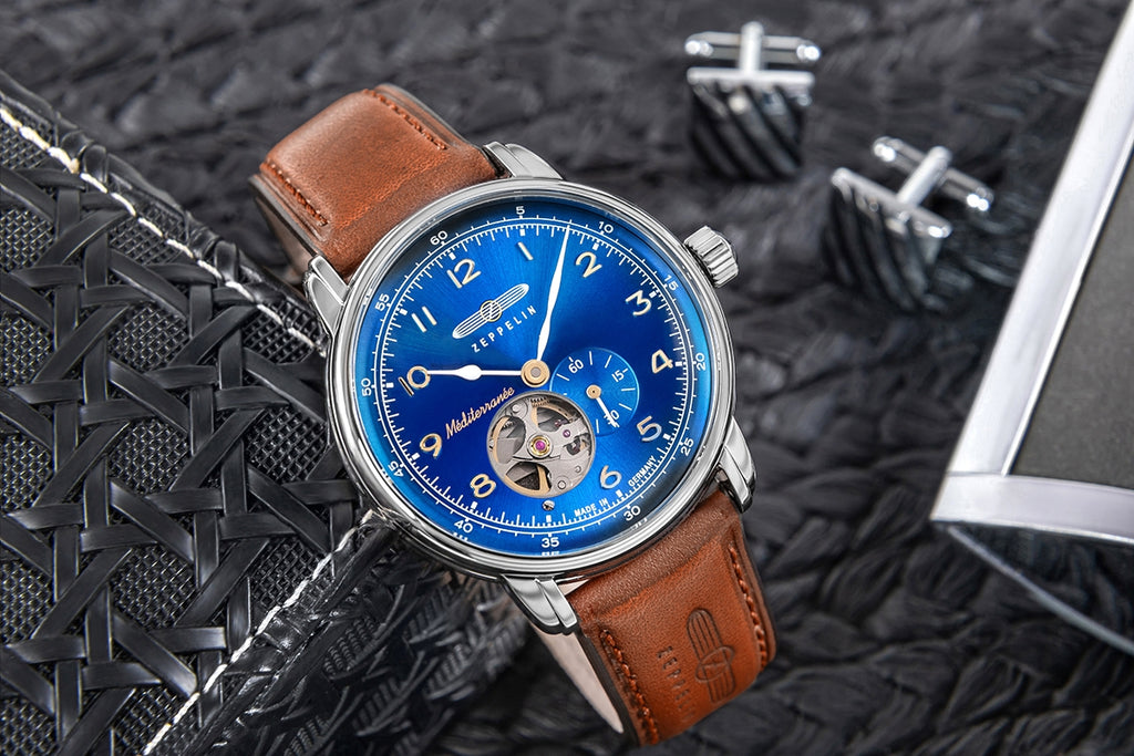 Zegarek Męski ZEPPELIN Méditerranée Open Heart Automatic 9666-3