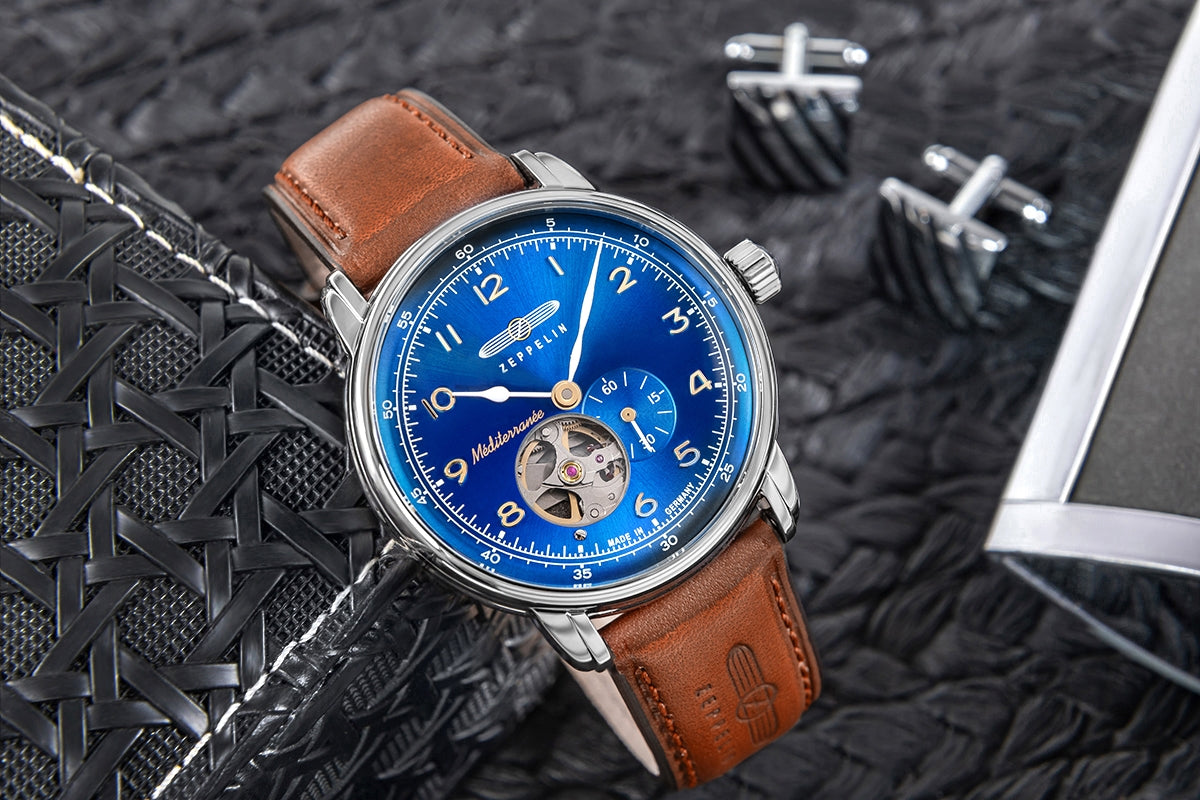 Zegarek Męski ZEPPELIN Méditerranée Open Heart Automatic 9666-3