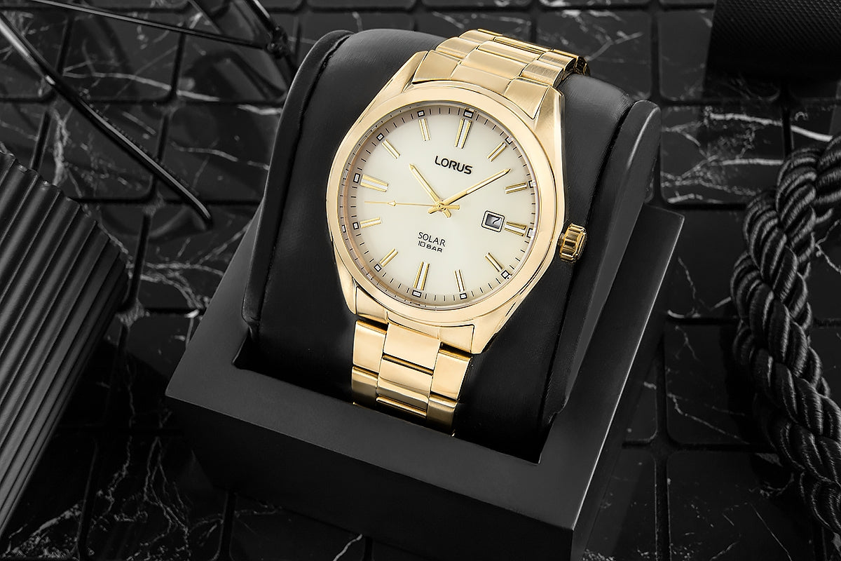 Zegarek Męski LORUS Solar Gold RX338AX9