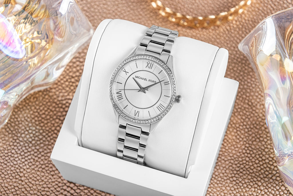 Zegarek Damski Michael Kors Lauryn + biżuteria MK4851SET