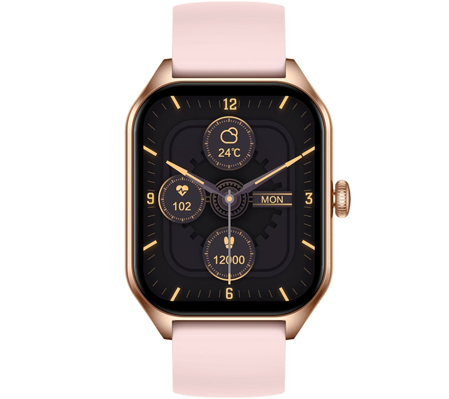 Smartwatch Damski Rubicon RNCF03-5 Różowe złoto Bransoleta + Pasek