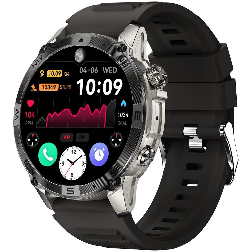 Smartwatch Gravity Grafitowy Pasek + Bransoleta GT46-3