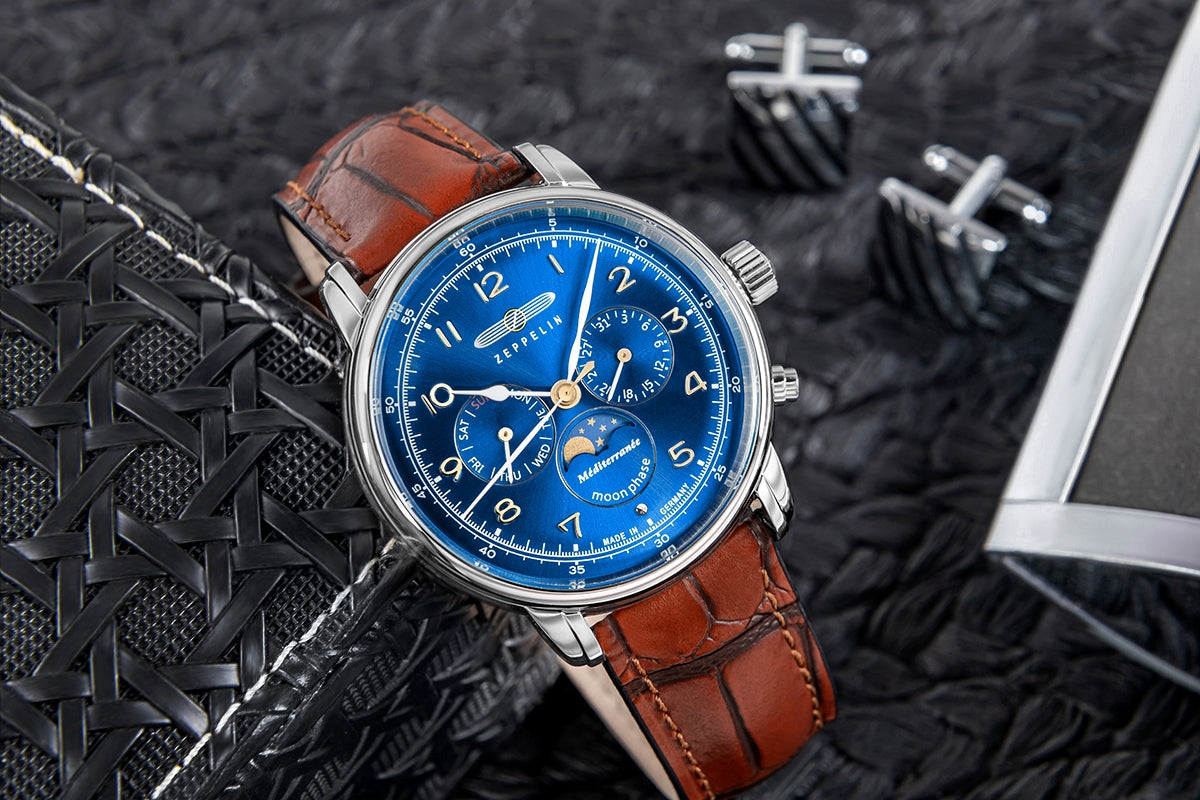 Zegarek Męski ZEPPELIN Mediterranee Moonphase 9636-3