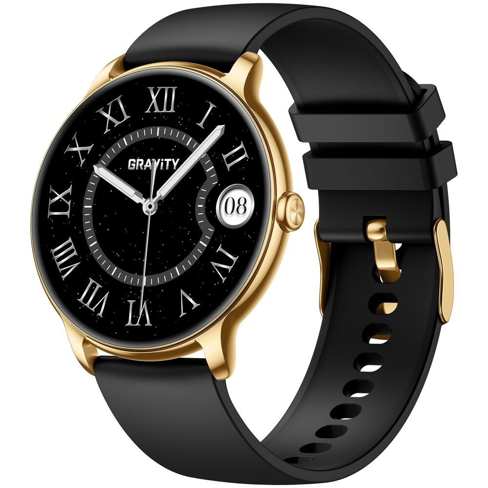 Smartwatch Gravity Złoty Pasek + Bransoleta GT31-2