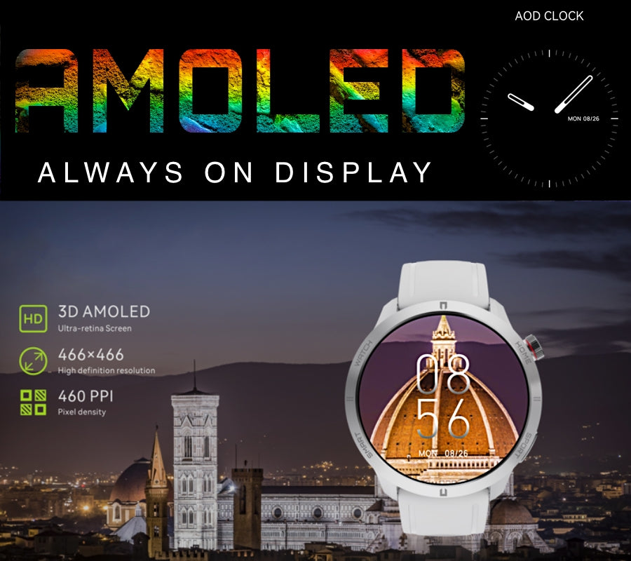 Smartwatch Męski RUBICON RNCF14 Black SMARUB250