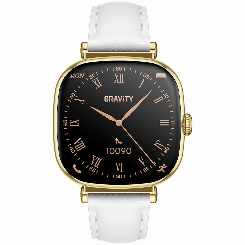 Smartwatch Gravity Złoty Bransoleta + Pasek GT32-2