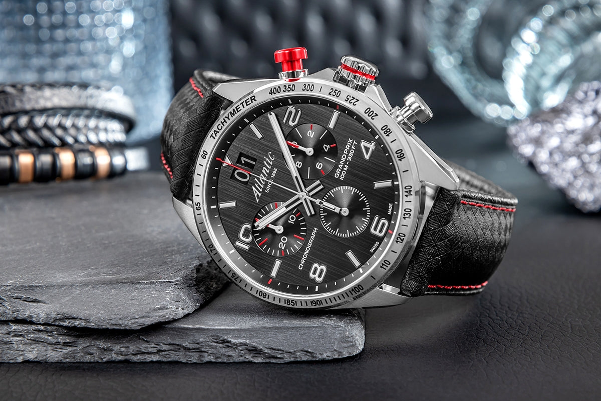 Zegarek Męski Atlantic Grand Prix Chrono 55463.41.65