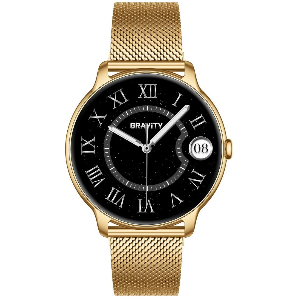 Smartwatch Gravity Złoty Pasek + Bransoleta GT31-1