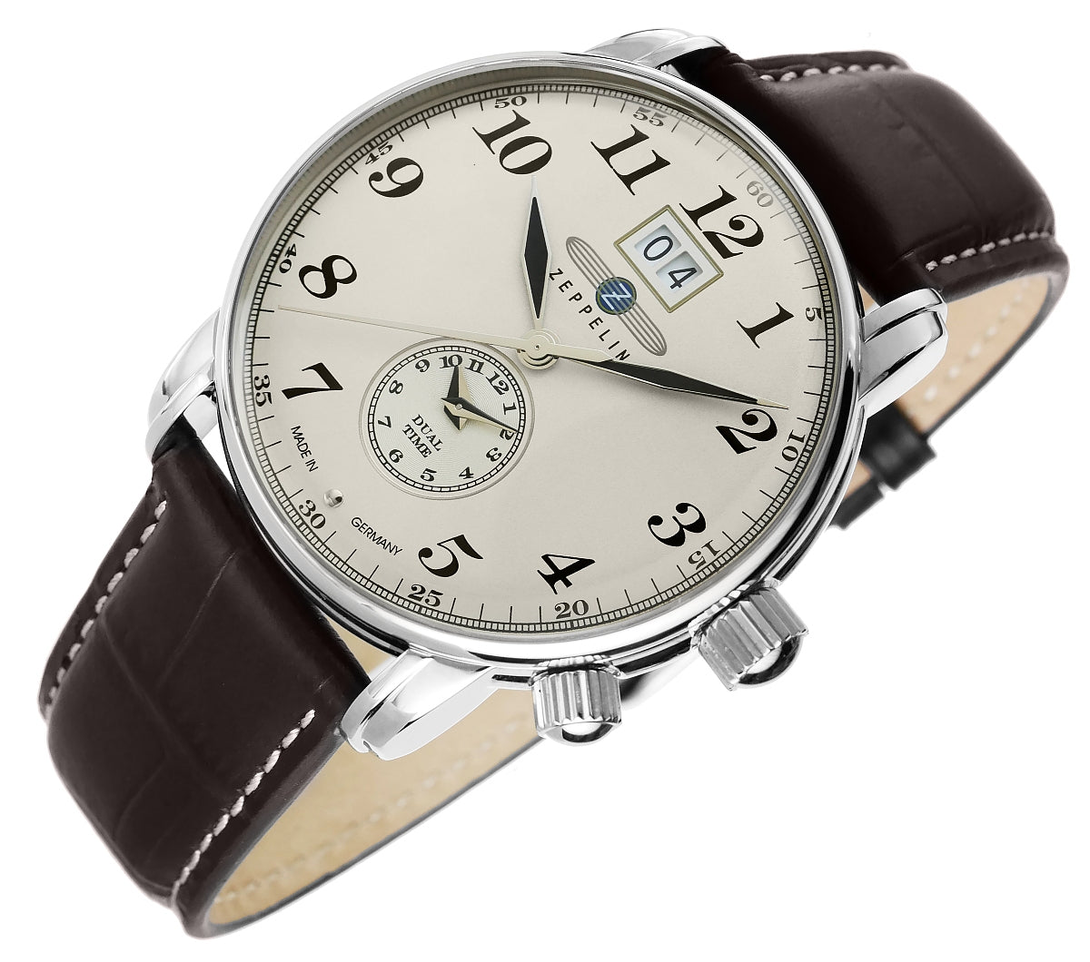 Zegarek Męski ZEPPELIN LZ127 Graf Zeppelin Dual Time 7644-5