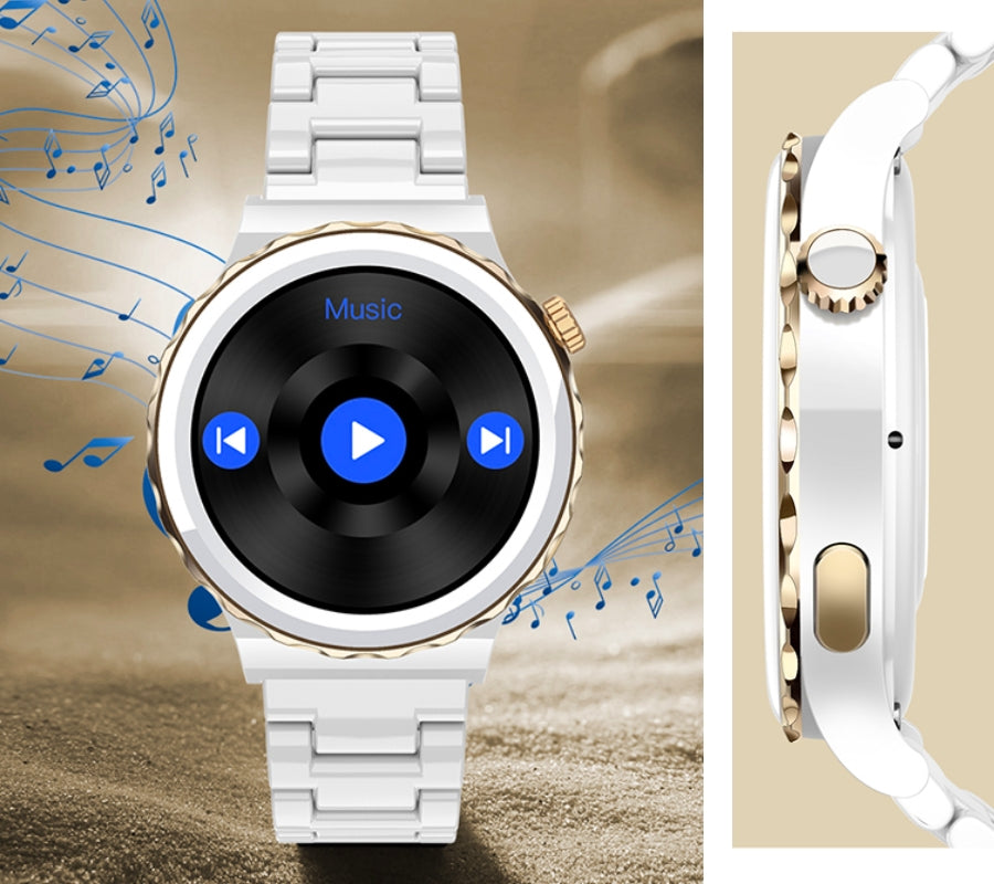 Smartwatch Damski Rubicon RNCE92 PRO White/2 x Pasek SMARUB171