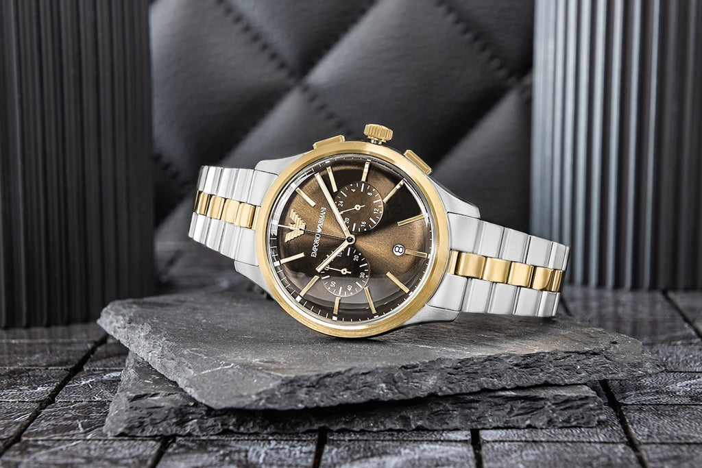 Zegarek Męski Emporio Armani Dario Chronograph AR80084SET