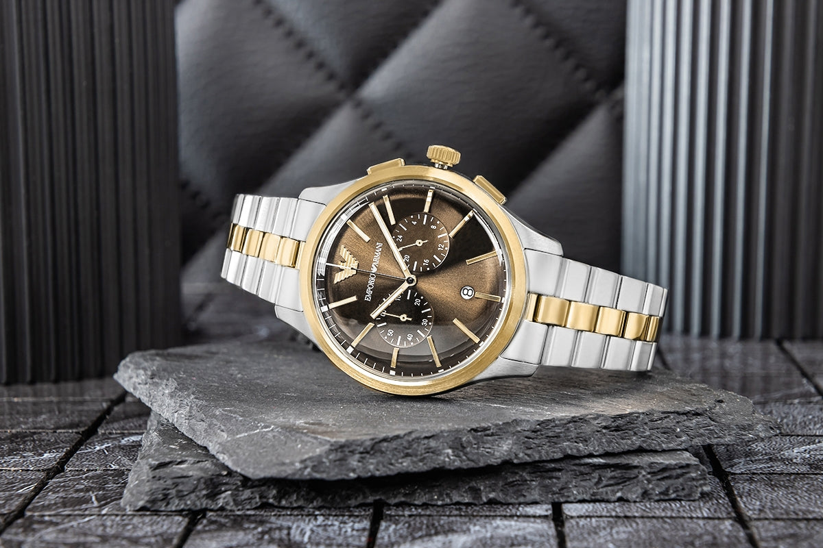 Zegarek Męski Emporio Armani Dario Chronograph AR80084SET