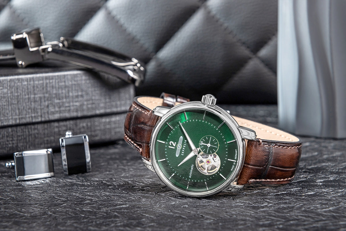 Zegarek Męski ZEPPELIN LZ120 Open Heart Automatic 8166-4